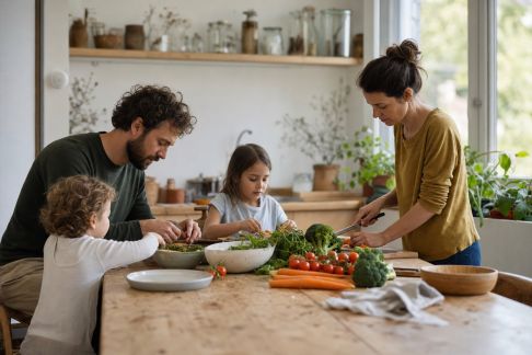 Cuisiner végétarien en famille : idées simples pour découvrir ensemble
