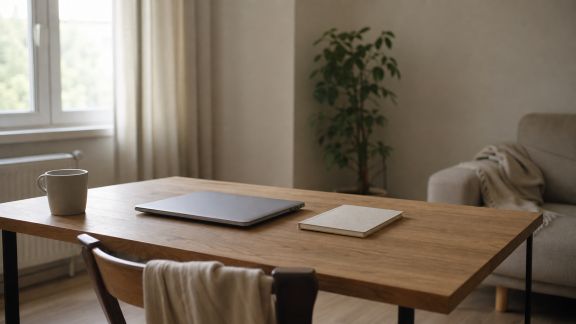 Organiser un coin télétravail temporaire et discret à la maison