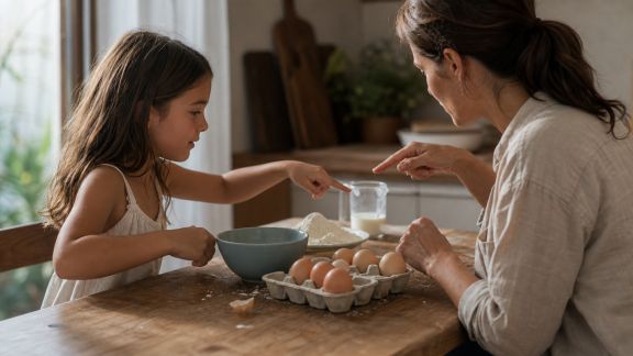 Faire de la cuisine un moment d’apprentissage pour compter, lire et s’organiser