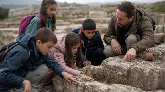 Visiter un site archéologique avec les enfants : comment éveiller leur intérêt