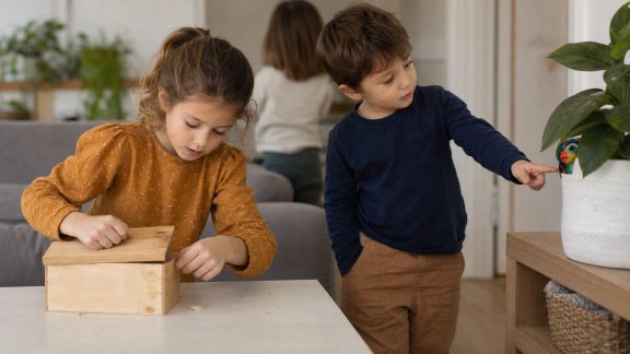 Fabriquer une mini-chasse au trésor visuelle pour stimuler l’attention des enfants
