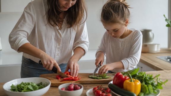 Comment initier les enfants à la préparation des repas équilibrés