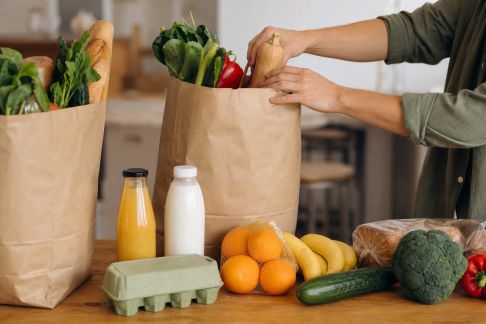Créer une organisation simple pour les courses alimentaires en ligne
