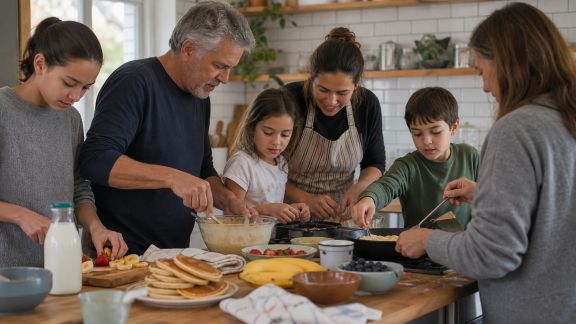Ateliers cuisine autour du petit-déjeuner : impliquer toute la famille dès le matin