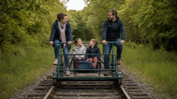 Organiser une journée à vélo-rail : une expérience originale en famille