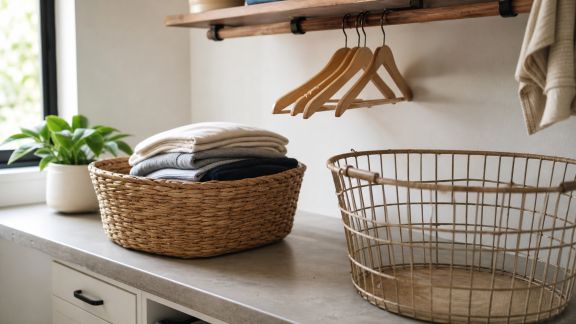 Organiser la gestion du linge pour éviter les piles qui s'accumulent