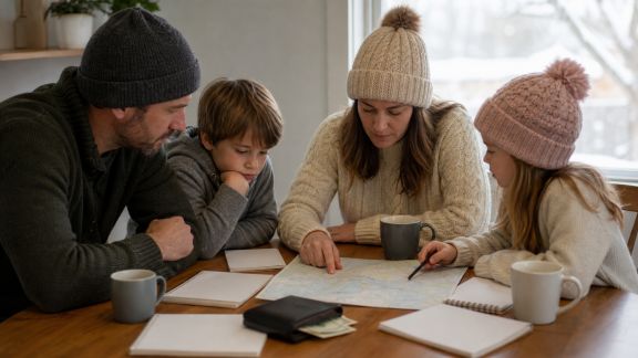 Établir un budget vacances d’hiver en famille sans mauvaises surprises