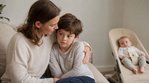 Comment aider son enfant à bien vivre les changements familiaux (déménagement, séparation, arrivée d’un bébé)