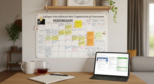 Impliquez votre adolescent dans l’organisation familiale : méthodes qui fonctionnent